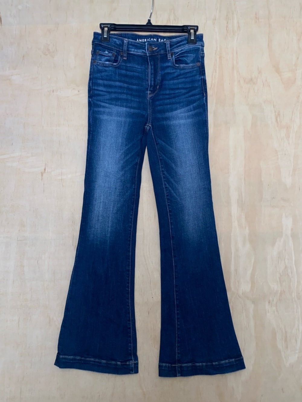 American Eagle Outfitters woman’s super hi-rise flare size 0 regular